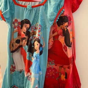 Lot of 2 Disney Elena of Avalor Girl size 5:6 PJ